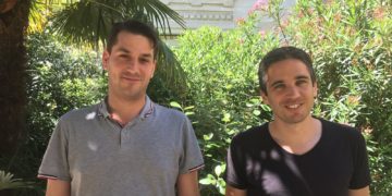 Quentin Enard (à gauche) et Julien Bruneau, fondateurs d’iQspot