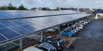 Ombrière solaire de parking