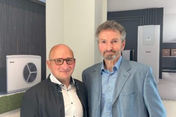 Franck Foureau et Denis Muller, directeurs généraux de Stiebel Eltron France