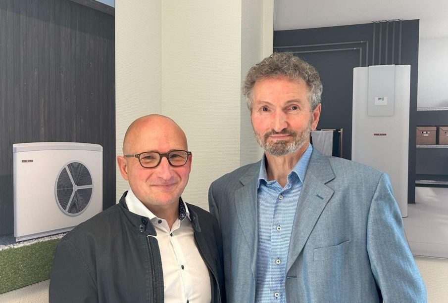 Franck Foureau et Denis Muller, directeurs généraux de Stiebel Eltron France