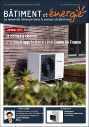 Nouveau numéro de la revue Bâtiment et Énergie