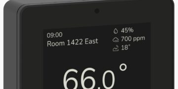 Thermostat intelligent SpaceLogic TRC3500 de Schneider Electric