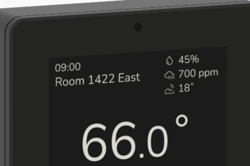 Thermostat intelligent SpaceLogic TRC3500 de Schneider Electric