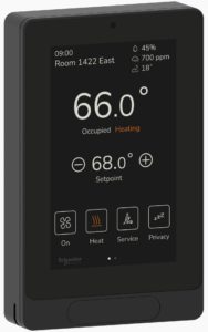 Thermostat intelligent SpaceLogic TRC3500 de Schneider Electric